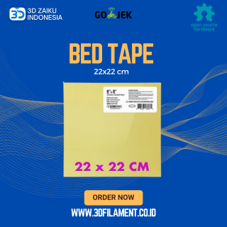 PEI Ultem Bed Tape Rekomendasi untuk 3D Printer Bed 22x22 cm